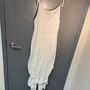 Sancia Cream V-Neck Dress
